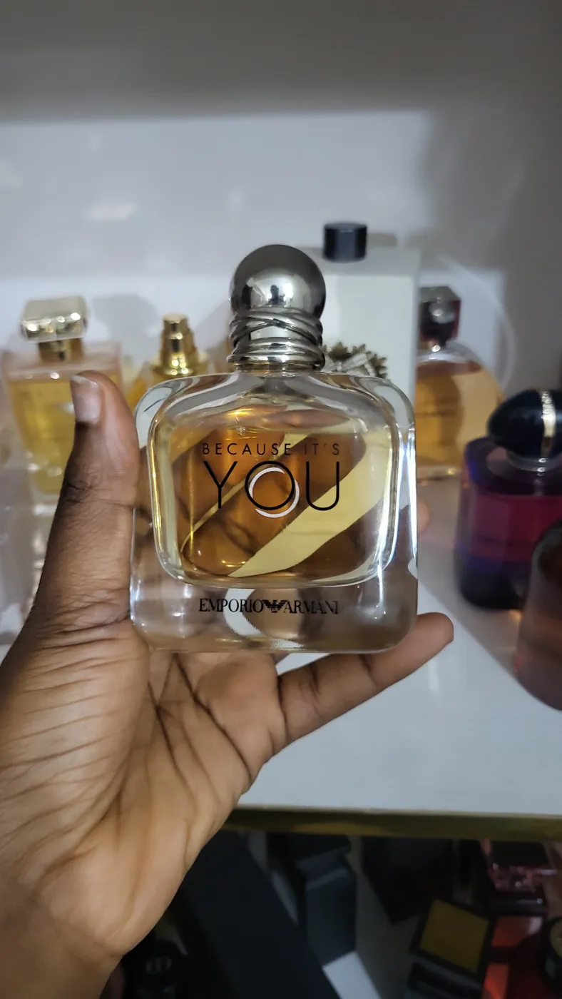 Emporio Armani Because It's You Eau de Parfum bottle