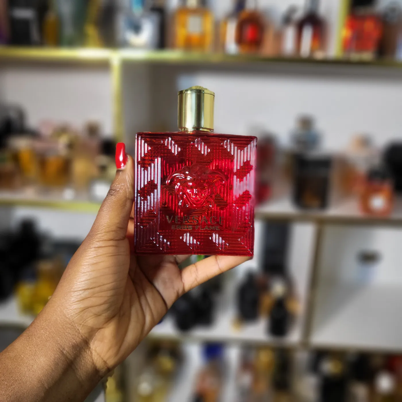 Versace Eros Flame Eau de Parfum bottle